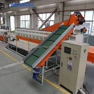 Aluminum die casting parts deburring matte German Design Continuous Flow-Thu Longitudinal Vibratory Finishing Machines China