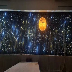 Rideau de scène LED DMX512, toile de fond étoilée, lumière blanche chaude, ciel étoilé pour spectacle théâtral, décoration <span class=keywords><strong>disco</strong></span> DJ - Product Image 2