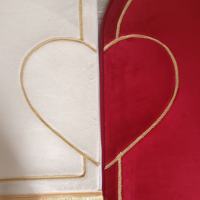 Tapis de Prière Musulman Moderne d'Amour Antidérapant en Polyester, Vente Chaude, Cadeau pour Couples Musulmans, Utilisation à la Maison et à la Mosquée, Tapis et Ensembles