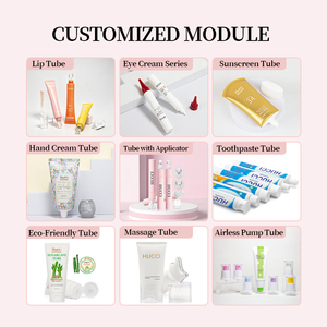 <span class=keywords><strong>Tube</strong></span> souple vide rose personnalisé OEM D16 5ml-15ml pour emballage de soins de la peau, sérum pour les lèvres, gel, baume à lèvres, gloss, <span class=keywords><strong>tube</strong></span> à presser pour l'emballage des soins des lèvres - Product Image 5