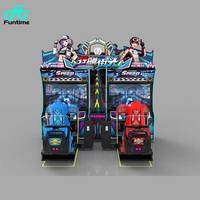 Jeux à pièces de machine de jeu d'arcade de simulateur de voiture de course d'arcade de haute qualité