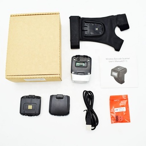 Handsfree 2D <span class=keywords><strong>Bluetooth</strong></span> 2.4 Gam Laser máy quét mã vạch ngón tay kích hoạt không dây mặc Máy quét mã vạch đọc - Product Image 6