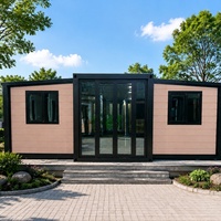 Offre Spéciale – Maison Modulaire Détachable de Luxe, 20 Pieds, 4 Chambres, Pliable et Extensible