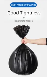 Sac poubelle étanche de grande capacité pour assainissement de l'environnement Sac poubelle en plastique à usage intensif Grand sac poubelle Sac poubelle
