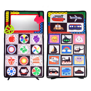 Jouet éducatif en gros noir blanc motif cognition visuelle <span class=keywords><strong>livre</strong></span> en tissu bébé miroir déformant <span class=keywords><strong>livre</strong></span> en tissu - Product Image 6