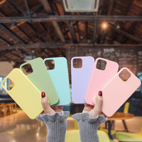 Coque Officielle en Silicone Liquide Avec ou Sans Logo pour Téléphones Apple iPhone 17 16 15 14 13 12 11 Pro Max Originale Douce