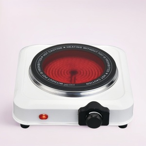 2021 Offre Spéciale Portable 1500W Cuisinière Électrique Antidérapant Simple Brûleur Plaque Chauffante Appareil De Cuisine avec Source D'alimentation Par Batterie - Product Image 2