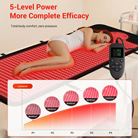 Couverture de luminothérapie rouge 660nm 850nm, appareil de photobiomodulation, PBM corps entier pour centres de bien-être
