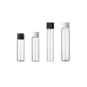 Benutzer definierte kinder sichere Glas fläschchen 116mm 22*115mm Pre-Glass-Verpackungs röhrchen Glasröhre mit kinder sicherer Schutzkappe