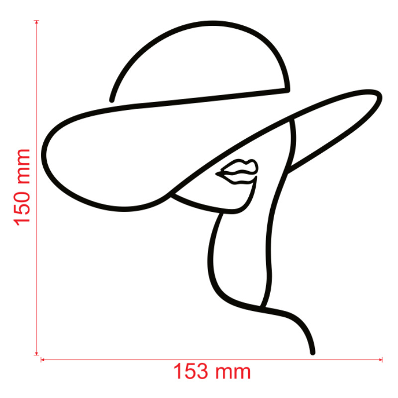 Lignes du visage de la déesse
