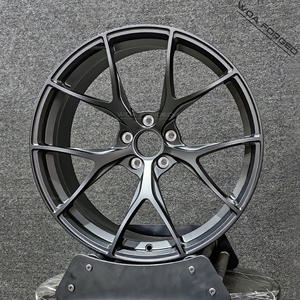 Rueda Cóncava Ligera Forjada T6061, Color Negro Satinado, 5x114.3 5x112 5x130 para Lamborghini, <span class=keywords><strong>Corvette</strong></span>, Tesla, <span class=keywords><strong>Shelby</strong></span>, Porsche, BMW - Product Image 2