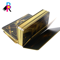 Jeu de cartes à collectionner personnalisé avec bord doré, impression offset CMYK 4 couleurs sur papier de haute qualité, formes découpées sur mesure