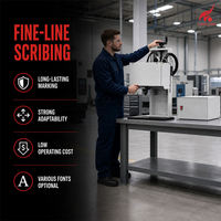 Machine de marquage par poinçonnage automatique CKMACHINE 7000 mm/s pour le marquage profond des numéros de série sur les pièces métalliques dans la ligne de production
