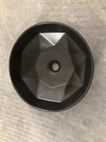 Moderne Vente à Chaud Prix d'Usine Rond et Diamant Style Céramique Comptoir Noir Mat Labavo Évier f Lavabo
