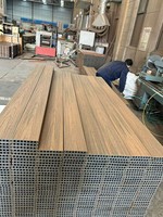 Nuevo Suelo Compuesto de PVC de 18 mm Resistente al Agua, WPC Impermeable Coextruido, Fácil de Instalar, con Aspecto de Madera para Exteriores