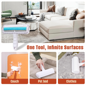 Removedor de Pelo de Perro y Gato, Cepillo para Limpiar Muebles, Sofás y Ropa, Rodillo Quitapelusas Autolimpiante para Mascotas - Product Image 3