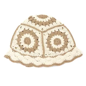 Custom High Quality Unisex Acrylic Waffle Skull Beanie Cap Crochet Cotton Hat Owl Fisherman Beanie Hats
