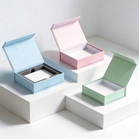 Boîte en papier rigide magnétique à rabat personnalisée avec insert en mousse EVA pour cosmétiques, soins de la peau, huiles essentielles, parfums, cadeaux