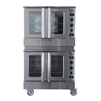 Horno de Convección a Gas de Doble Plataforma Comercial con Cavidad Profunda, Equipo para Panadería y Restaurante, Modelo GCO511S