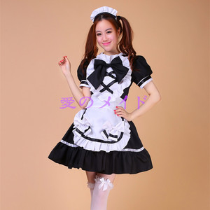 Japanese Style Sailor Maid Outfit Purple And Black Polyester Cosplay Costume Anime Dress For Stage Use - Product Image 4