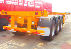 Low Price Steel <strong>Skeletal</strong> <strong>Gooseneck</strong> 40Ft 45Ft 20Ft Shipping <strong>Container</strong> Chassis Skeleton Semi <strong>Trailer</strong> With 3 Axle 40 20 Ft Feet - Product Image 3