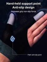 Guantes para Juegos Nintendo Switch, Antideslizantes y Antiarañazos para PUBG, Call of Duty, LOL