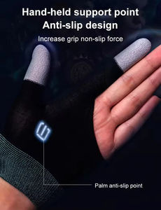 Pour le doigt de jeu Nintendo Switch, écran anti-rayures anti-sueur pour PUBG Call of Duty <span class=keywords><strong>LOL</strong></span>, pour les gants de jeu - Product Image 3