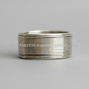 <b>Silver</b> Movable Band <b>Ring</b> - Product Image 1