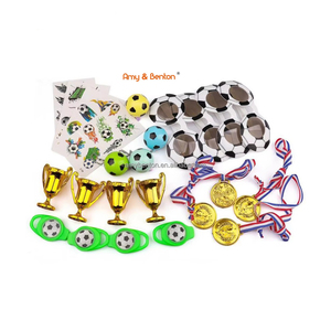 24 Pcs Soccer <strong>Football</strong> <strong>Party</strong> Favor <strong>Bags</strong> for Kids Plastic Assorted Toys Customize Pinata Fillers Toys Prizes Gift - Product Image 1