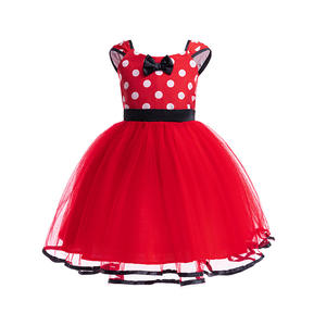 Vestido de Tul con Capas de Malla Estilo <span class=keywords><strong>Minnie</strong></span> para Niñas, Cuello Redondo, Ropa para Actuaciones, Diseño Dulce de Dibujos Animados para Todas las Niñas - Product Image 3