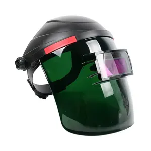 Máscara de soldagem de alta qualidade, capacete com escurecimento automático, máscara de soldagem com arco de argônio, desenho de rosto inteiro, plástico e PC