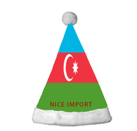 Chapeaux de Noël à la mode avec drapeau angolais, confortables et en peluche, pour adultes, pour les fêtes de Noël et du Nouvel An