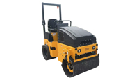 BOPU Nouveau Compacteur à Rouleaux Vibrants à Double Tambour de 2 Tonnes, 18kW (24HP), Entièrement Hydraulique, Moteur Kubota, Pompe POCLAIN, Moteur EU