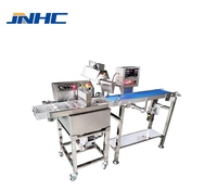Nouvelle machine automatique d'enrobage de chocolat Sauce au chocolat enrobant la machine de traitement des aliments de collation
