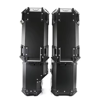 Accessoires moto 38l Boîte latérale noire étanche en alliage d'aluminium de haute qualité pour moteur