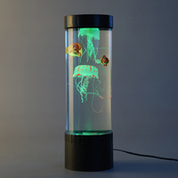 Nouvelle décoration d'intérieur étrange, veilleuse en forme de méduse en ABS, lumière de simulation silencieuse, cadeau pour enfants