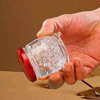 Stoples Kaca Mini Kecil dengan Tutup untuk Madu, Selai, Acar, 50ml 75ml 100ml Stoples Kaca untuk Sarang Burung dan Saus Pedas
