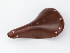 Gyes GS-17-sillín de bicicleta de montaña, asiento de piel de vaca auténtica Retro, hecho a mano - Product Image 4