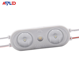 Module LED d'injection 24V 12V 2 LED 2W SMD 2835 pour lettres lumineuses et caissons lumineux - Product Image 1