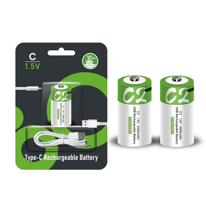 Suitable Smartoools Aluminium Foil 1.5V Li-ion Rechargeable <b>C</b> <b>Battery</b> 5000mWh 1200 Cycles Type-<b>C</b> USB Charging Port - Product Image 1