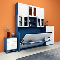 Meuble mural multifonctionnel pliable pour lit escamotable, à rabat latéral, style bureau caché, accessoires de quincaillerie pour meubles de laboratoire
