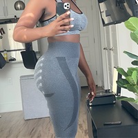 Leggings de sport respirants et confortables à taille haute, sans coutures, à rayures, longueur intégrale, séchage rapide, pour la course et le yoga