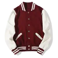 Cotton Coat 270g Blanket Men Old School Varsity Jackets Men Wholesale Blank  Varsity Jackets Cropped Varsity Jackets - Buy Cropped Varsity