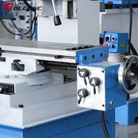 GOLDCNC Fraiseuse universelle haute rigidité ZX50C Broche conique manuelle 220V MT4 Taraudage haute précision M16 50mm