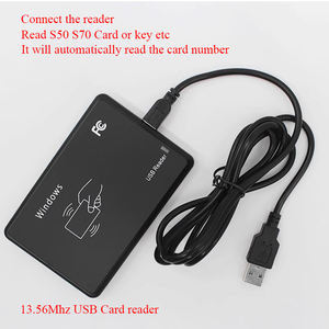 스마트 <span class=keywords><strong>RFID</strong></span> 카드 리더 <span class=keywords><strong>125KHz</strong></span> 13.56MHz <span class=keywords><strong>ID</strong></span> IC 주파수 액세스 제어 USB 카드 리더 암호화 된 프로그래머 리더 - Product Image 3