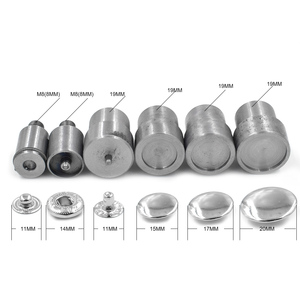 Snap nút khuôn kim loại công cụ Snaps chết tay bấm nút máy cài đặt khuôn Top da đinh tán Bìa 17/ 20 mét đường kính - Product Image 3