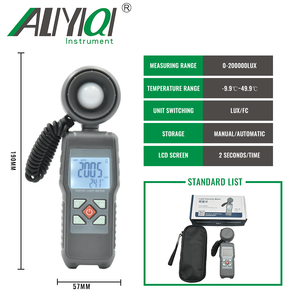 1010C + Medidor de Lux de luz digital Iluminómetro portátil 999,9/99999/19999 X10LUx Rango Potencia electrónica 1 año de garantía Continuidad - Product Image 5