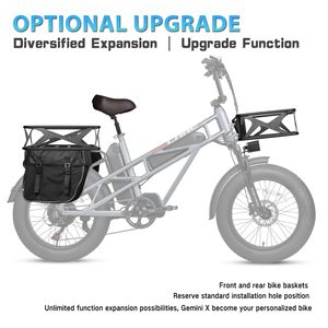 Bicicleta Eléctrica X Fucare E-B con Motor sin Escobillas de Alta Velocidad de 1200w, Transmisión de 7 Velocidades, Resistente al Agua, Sistema de Pantalla LCD a Color - Product Image 6