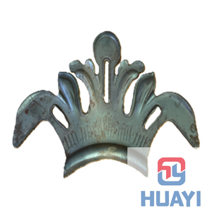 Pièces de rechange en acier Palmette <span class=keywords><strong>350</strong></span> x 175, éléments forgés pour clôture de jardin, main courante, balustrade, garde-corps de protection - Product Image 5