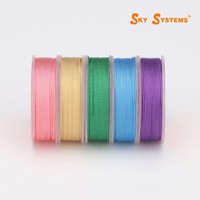 Cordon en polyester crypté SKY FG ~1,0 mm – Accessoires de bijouterie pour la confection durable de bracelets et colliers DIY